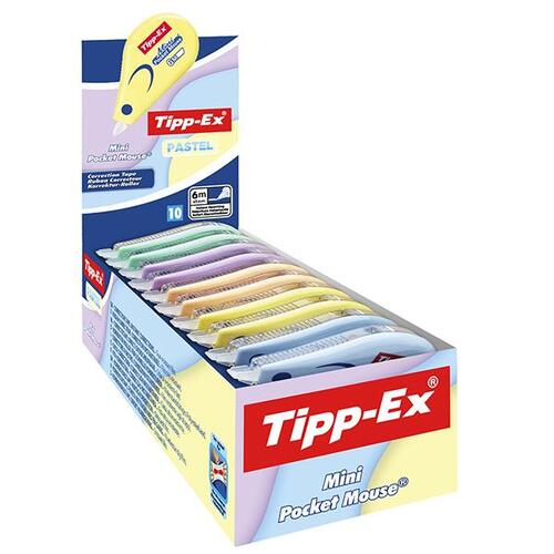 TIPP-EX Correttore a Nastro Mini Pocket Mouse Pastel 5 mm x 6 mt 302676