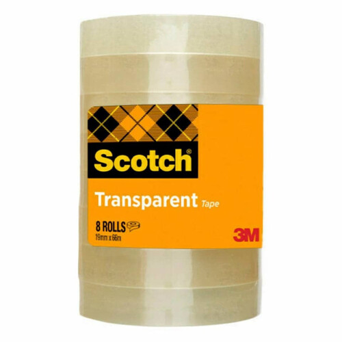 3M Nastro Adesivo Multiuso 508 19 mm. x 66 mt. Col. Trasparente 66290