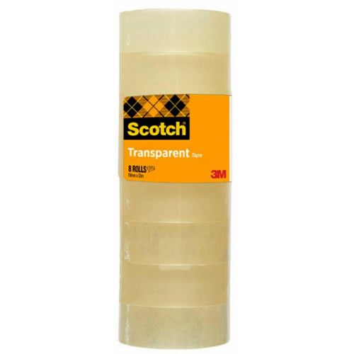 3M Nastro Adesivo 508 19 mm. x 33 mt. Col. Trasparente 66232