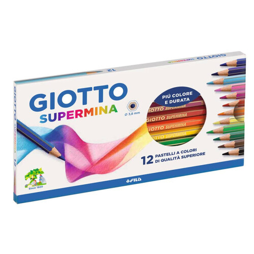 GIOTTO Supermina Pastelli 12 Colori