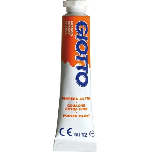 GIOTTO Colore a Tempera Liquida Tubetto 12 ml. Col. Arancio 05