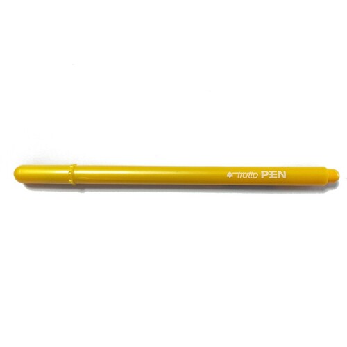 TRATTO Pen Metal Penna a Punta In Fibra Sintetica 0,5 mm. Col. Giallo 830706