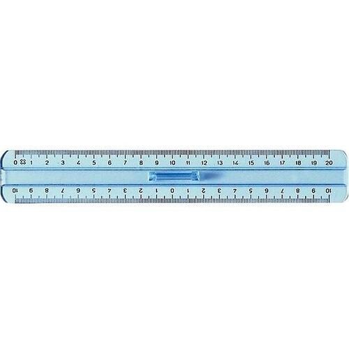 ARDA Doppio Decimetro in Plastica 20 cm.