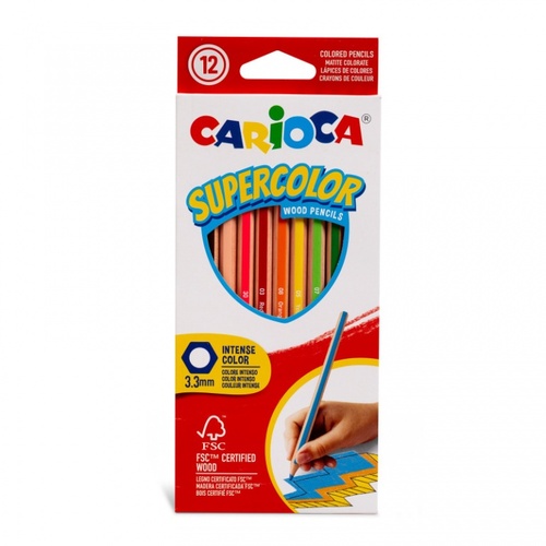 CARIOCA Supercolor Pastelli 12 Colori