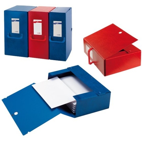 SEI ROTA Scatola Portaprogetti Archivio con Maniglia Big Dorso 20 cm. 25x35 cm. Col. Rosso