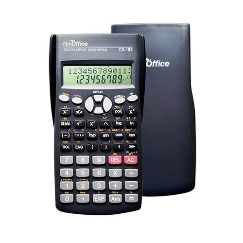 NICKOFFICE Calcolatrice Scientifica CS-183 con 240 Funzioni 08/001-BL