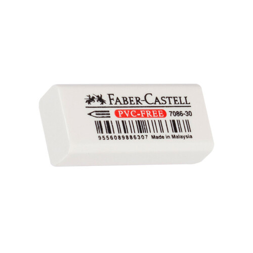 FABER-CASTELL Gomma per Cancellare Senza PVC - Conf. 30 pezzi